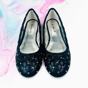 NWOT | Kidpik | Quilted Ballet Flats | Little Girl Size 3